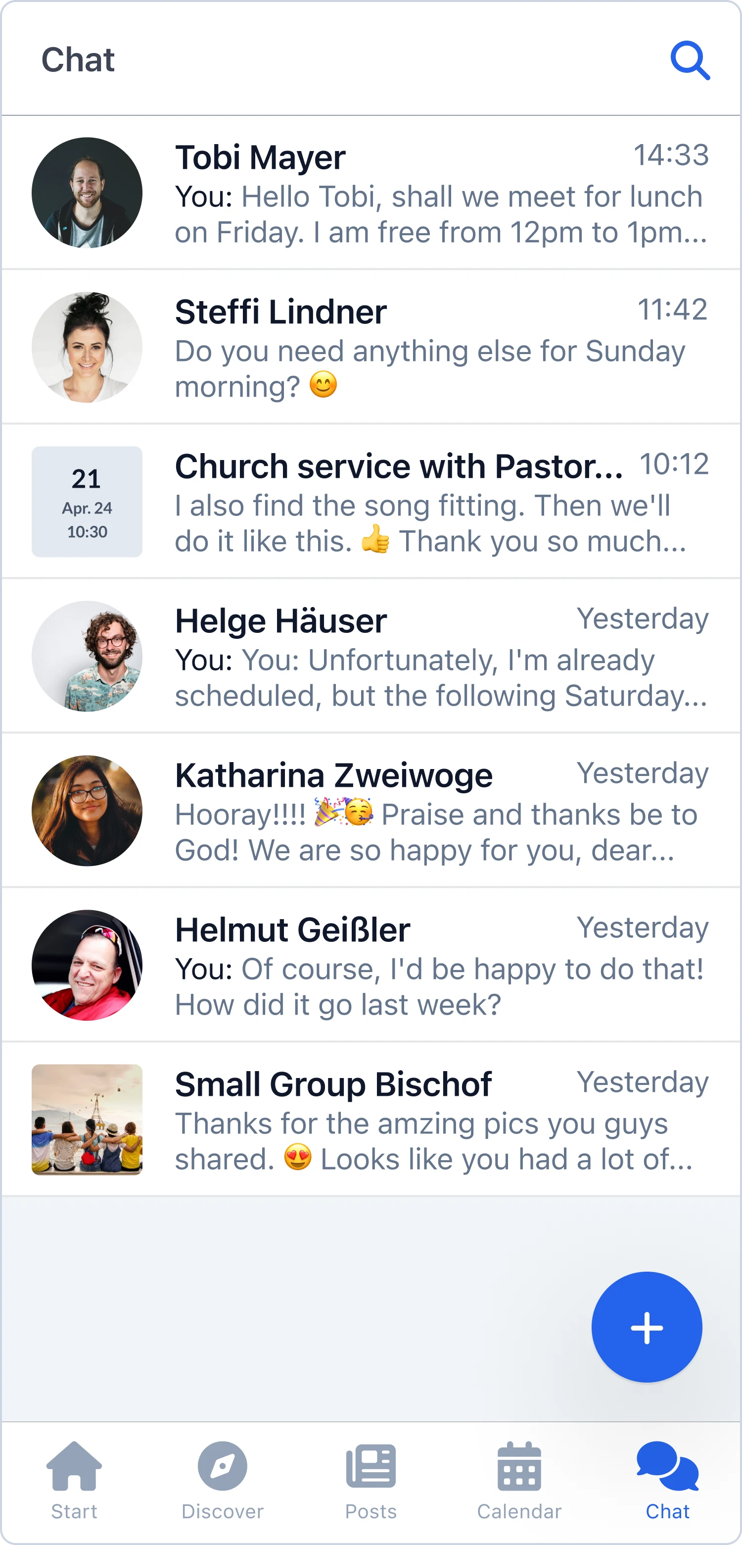 ChurchTools screenshot