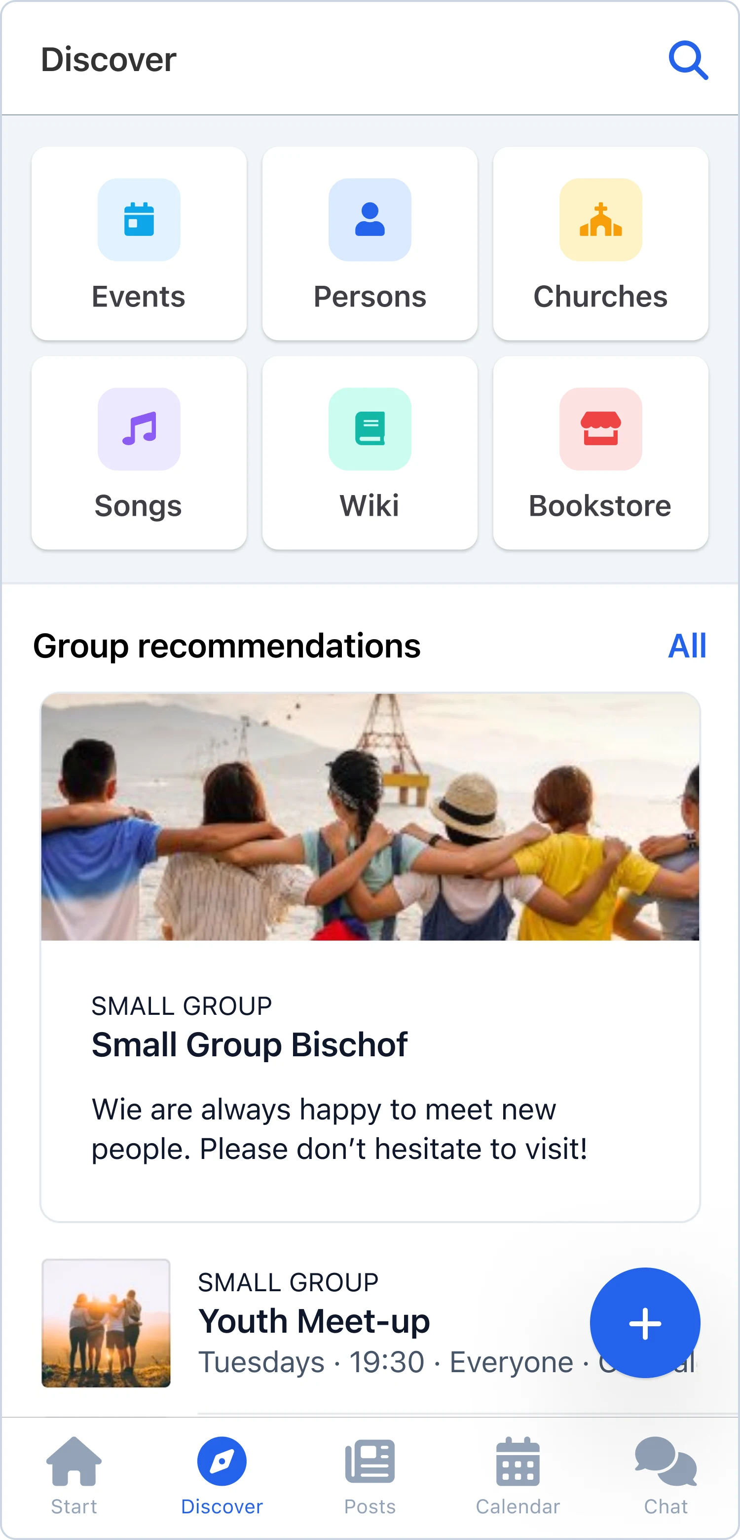 ChurchTools screenshot